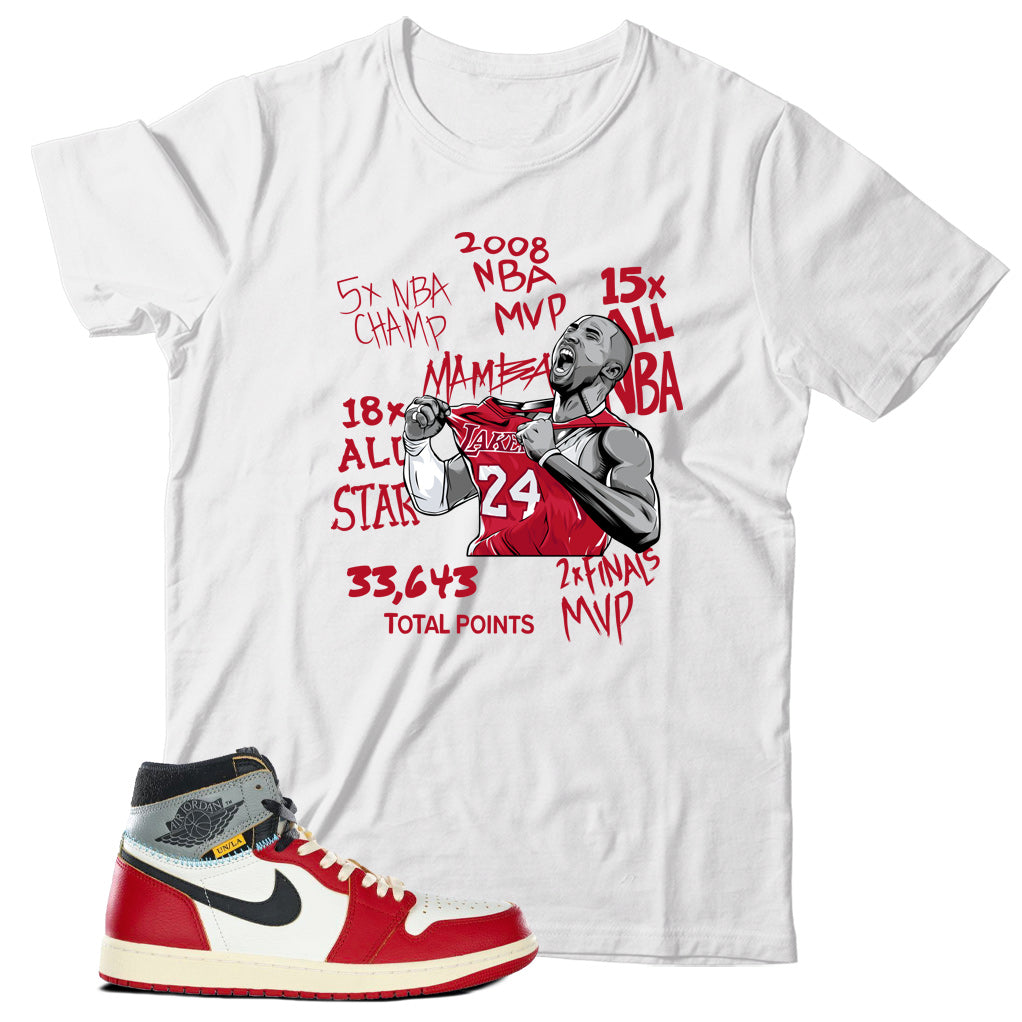 Jordan 1 Union LA Chicago Shadow shirt