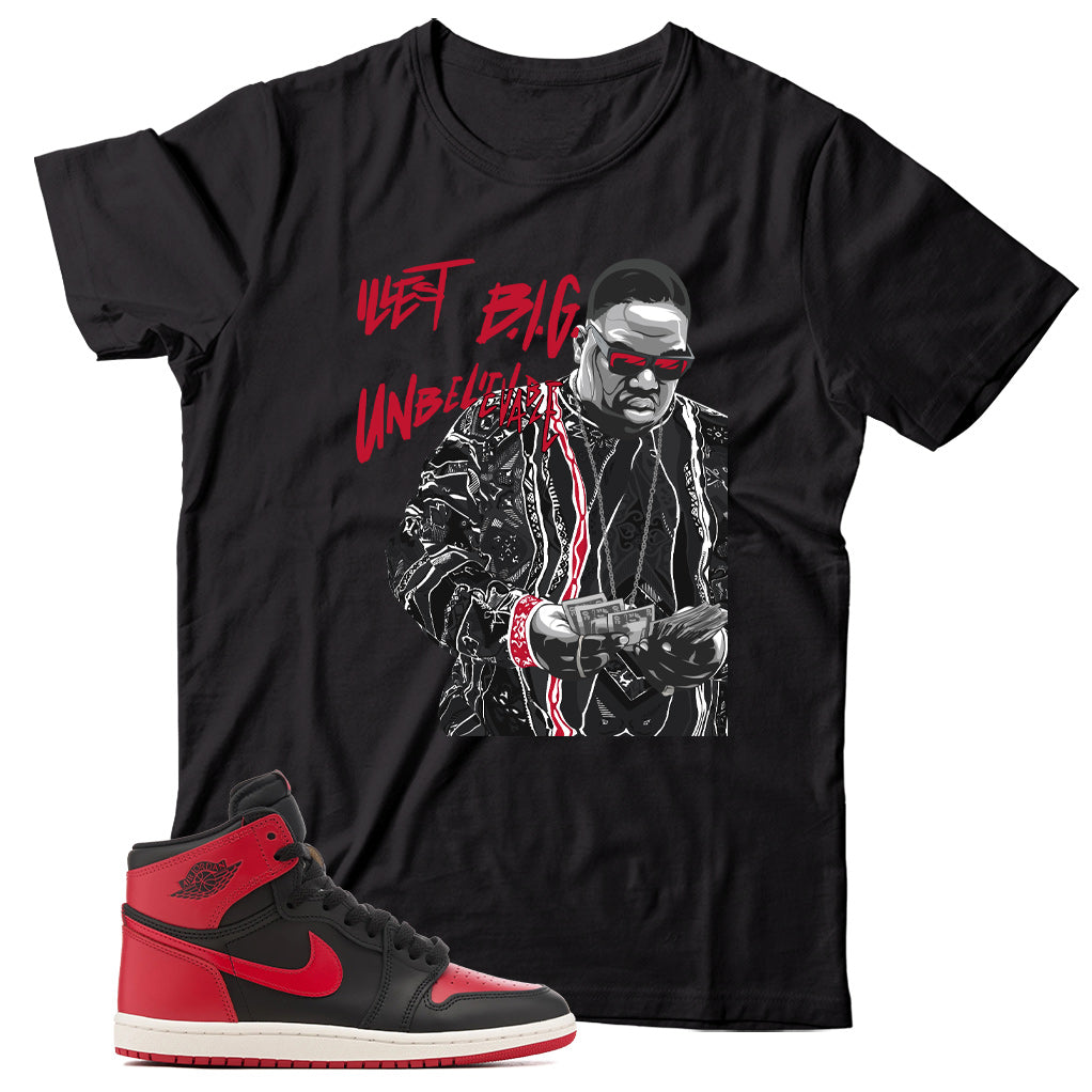 Jordan 1 ’85 Bred shirt