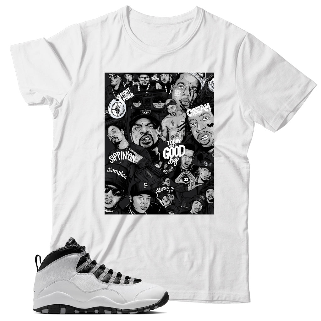 Shirt Match Jordan 10 Steel