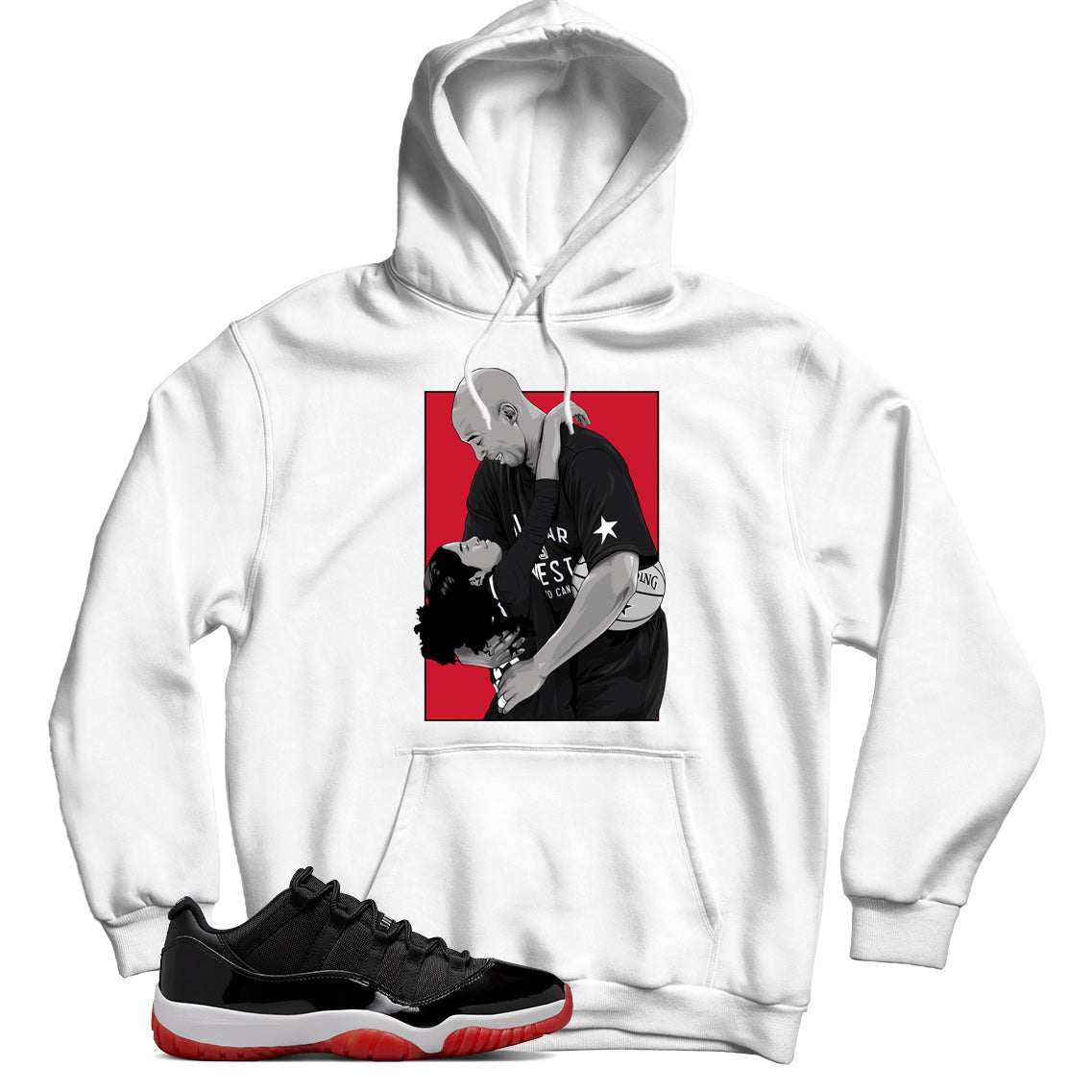 Jordan 11 Low Bred hoodie