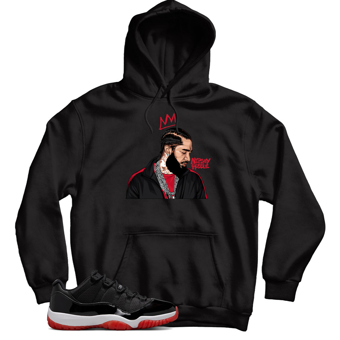 Jordan 11 Low Bred hoodie