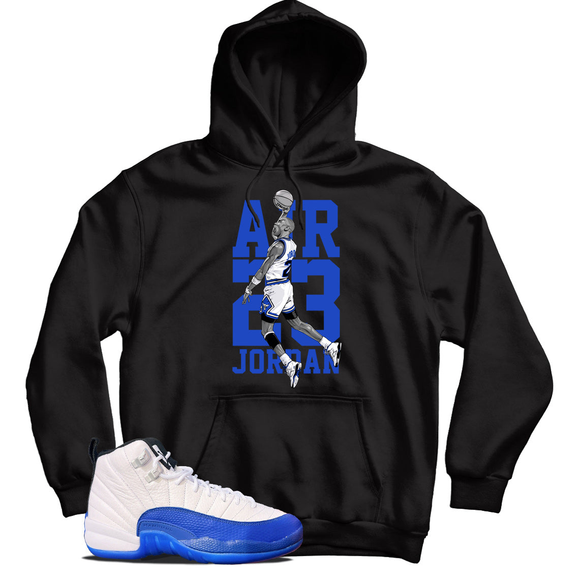 Jordan 12 Blueberry hoodie