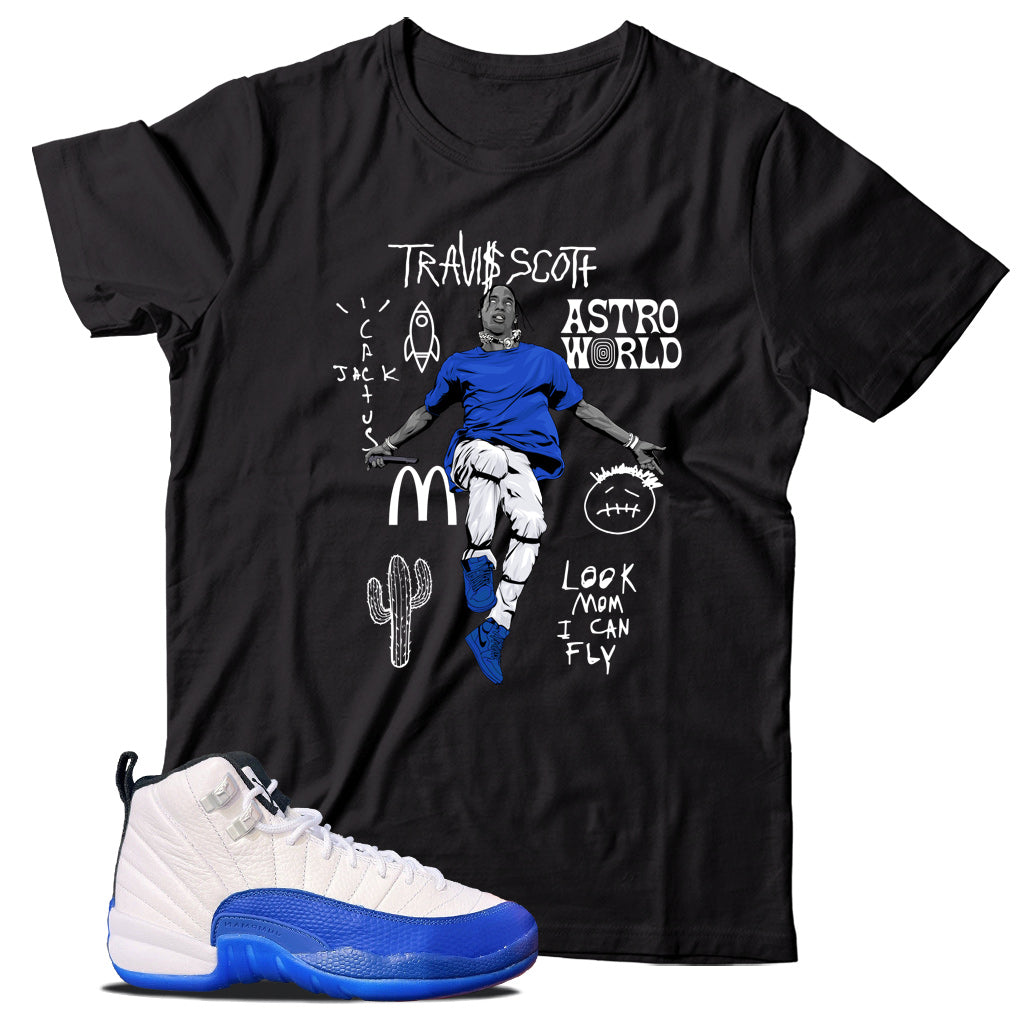 Jordan 12 Blueberry shirt