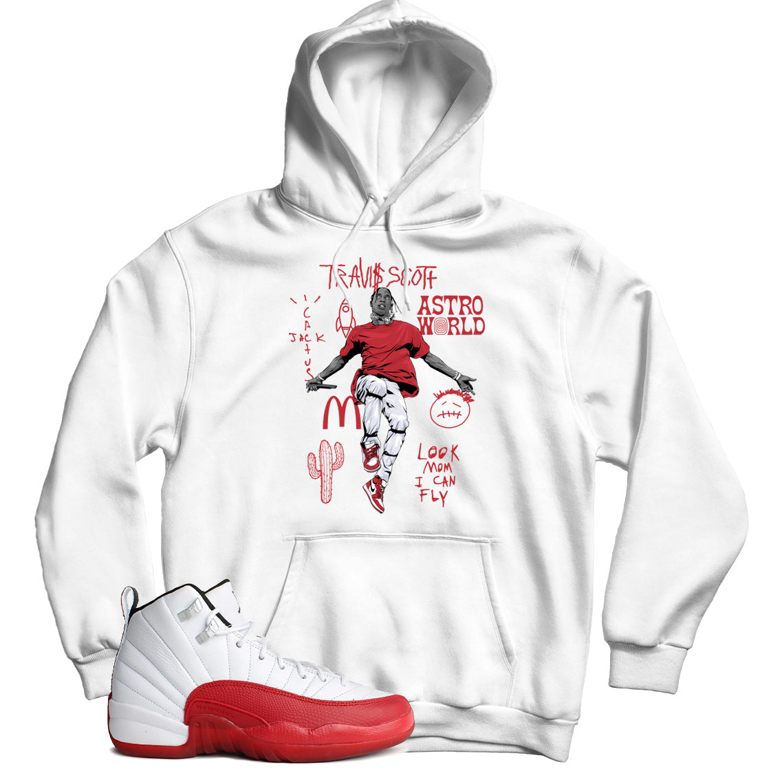 Hoodie Match Jordan 12 Cherry