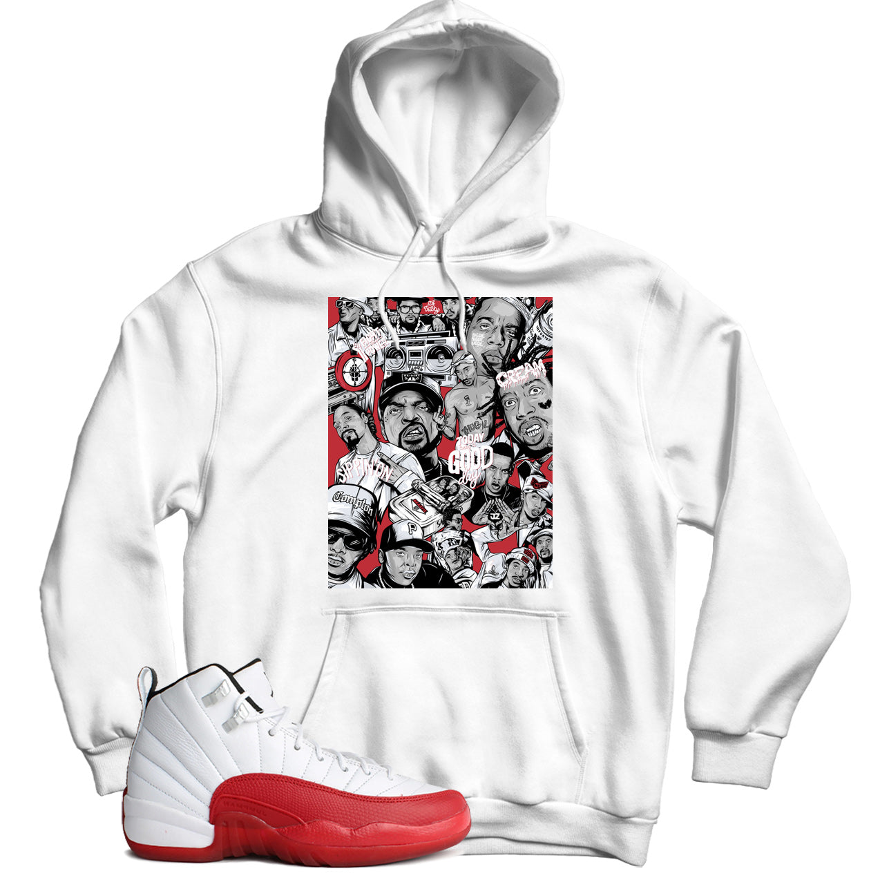Jordan 12 Cherry hoodie