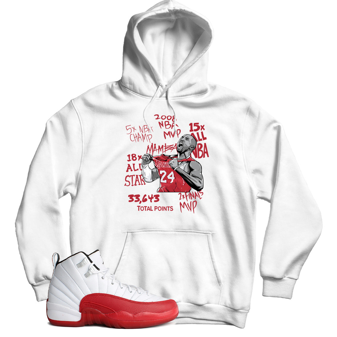 Hoodie Match Jordan 12 Cherry