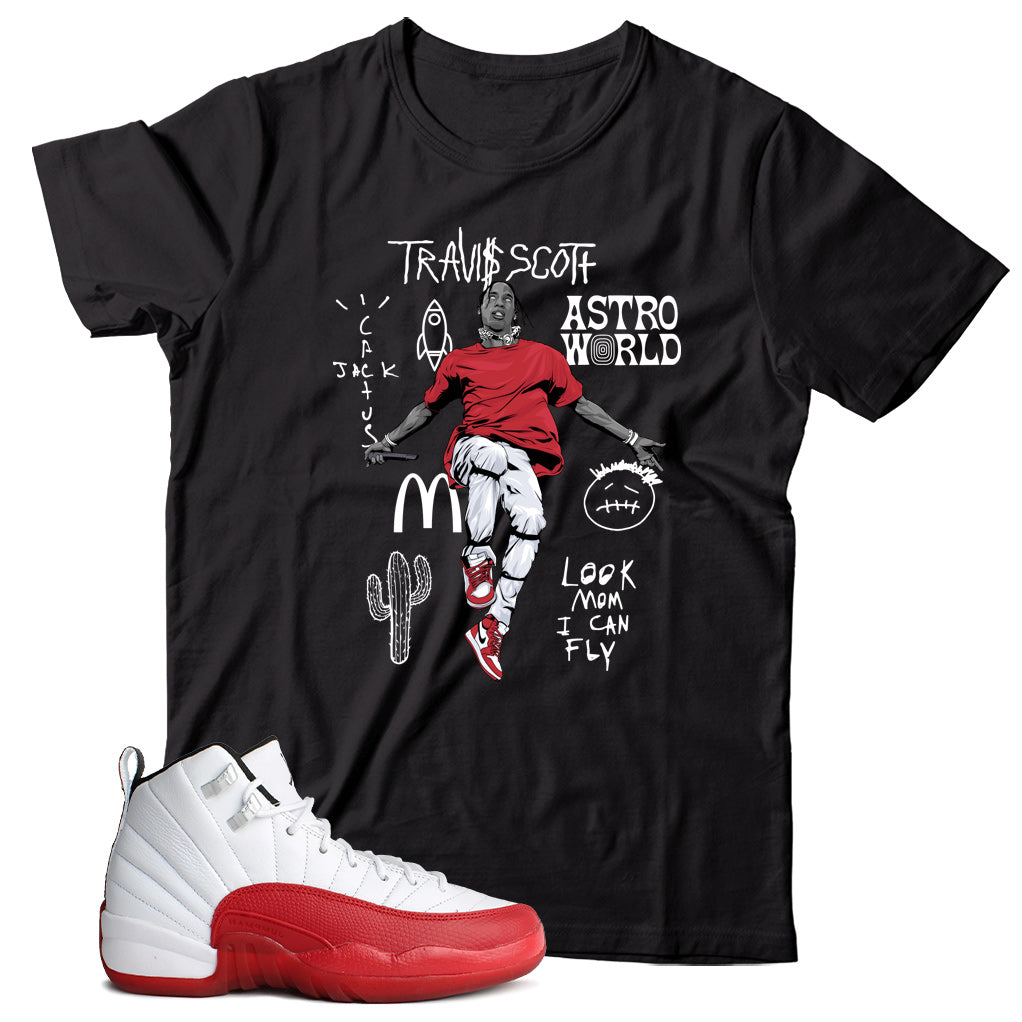 Jordan 12 Cherry shirt