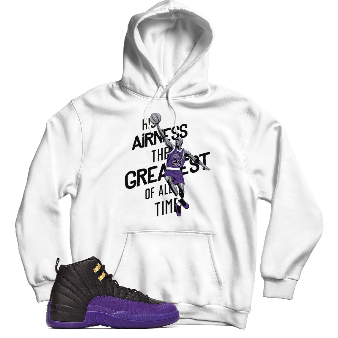 Jordan 12 Field Purple hoodie