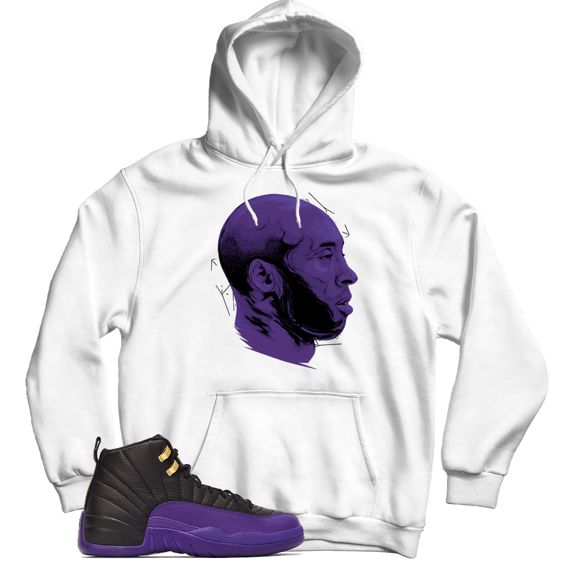 Jordan 12 Field Purple hoodie