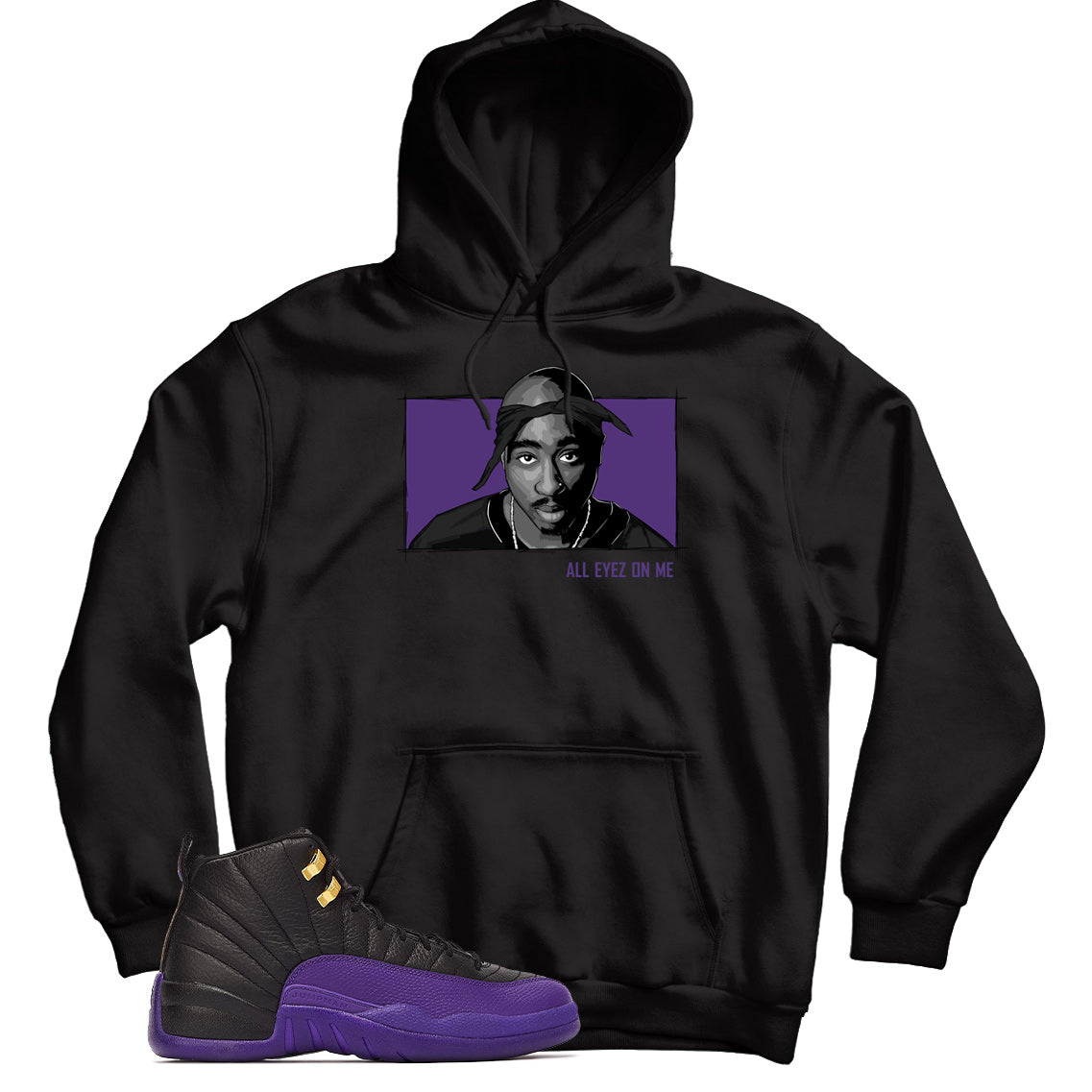 Hoodie Match Jordan 12 Field Purple