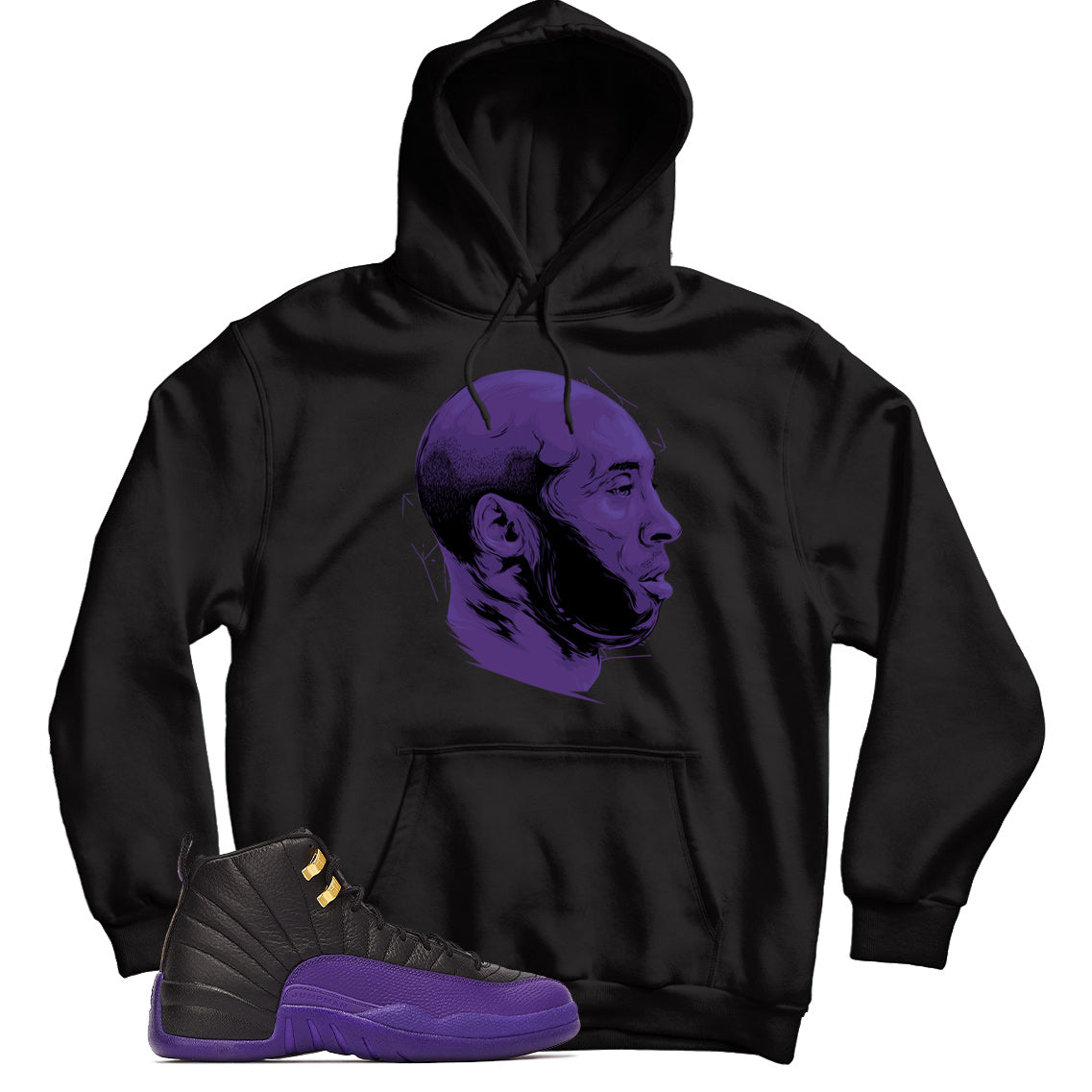 Jordan 12 Field Purple hoodie