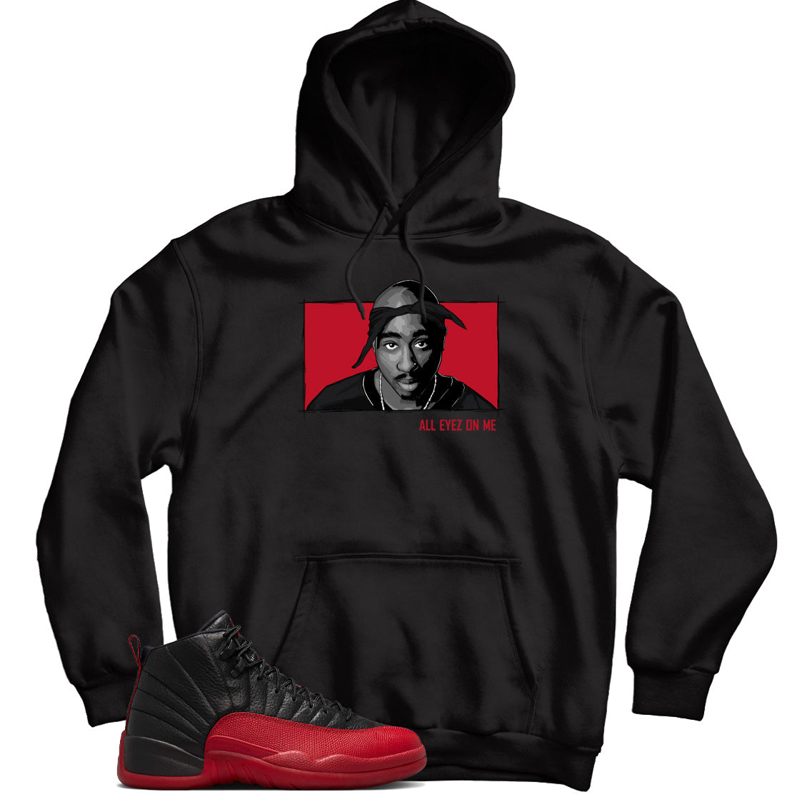 Jordan 12 Flu Game hoodie