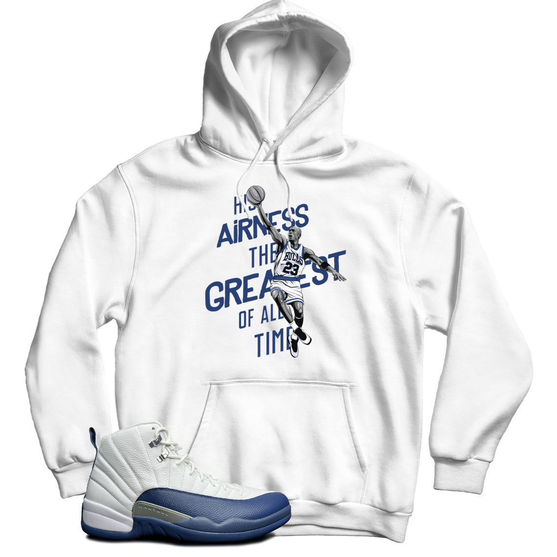 Hoodie Match Jordan 12 French Blue