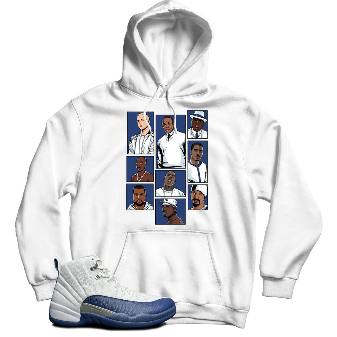 Jordan 12 French Blue Hoodie
