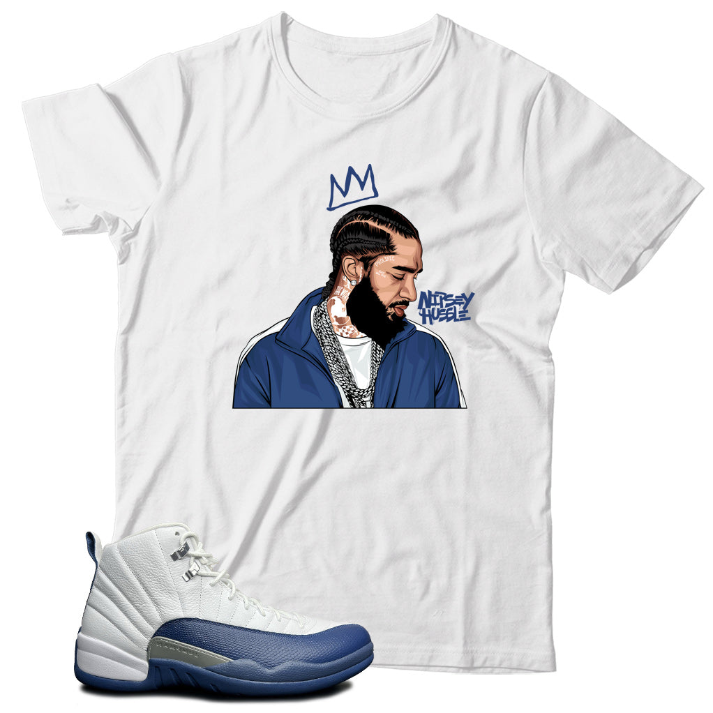 Shirt Match Jordan 12 French Blue