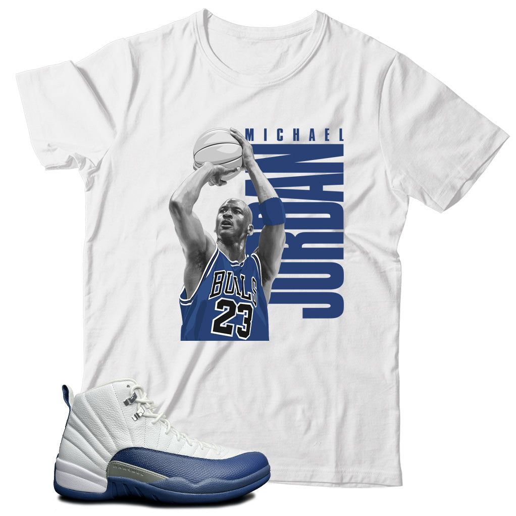 Shirt Match Jordan 12 French Blue