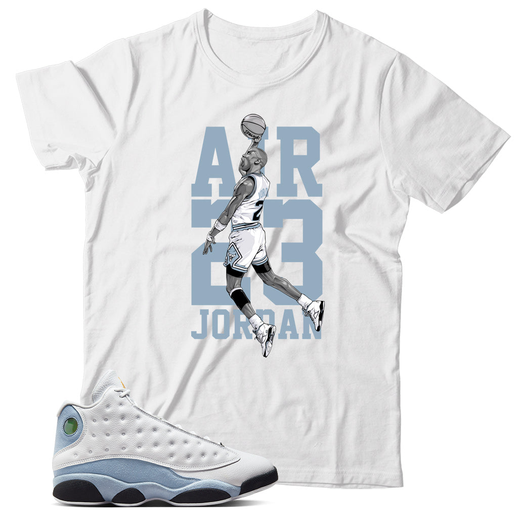 Jordan 13 Blue Grey shirt