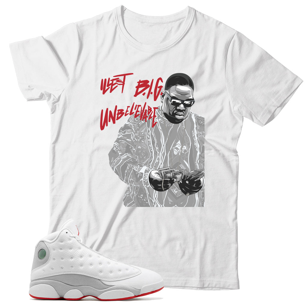 Shirt Match Jordan 13 Wolf Grey