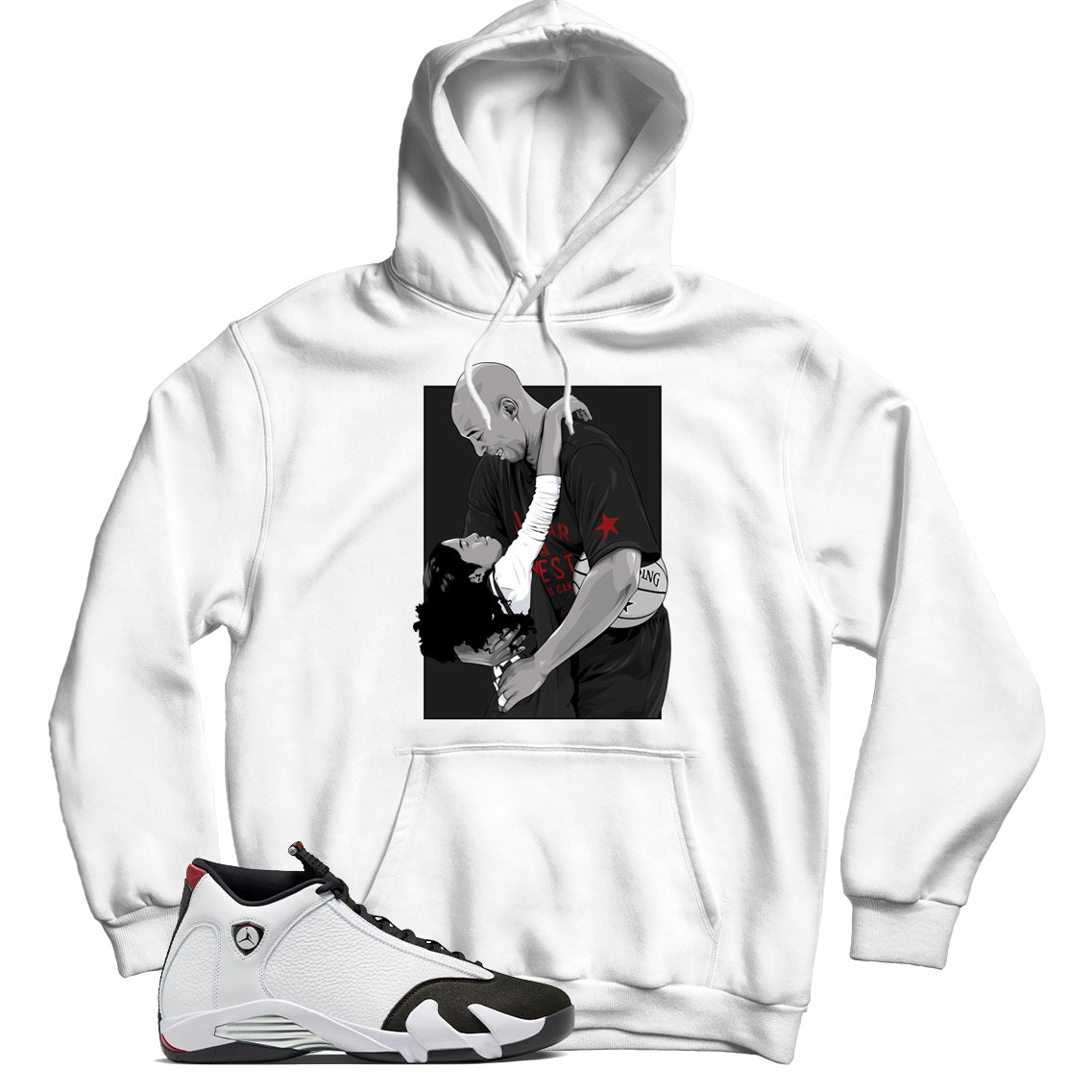 Jordan 14 Black Toe hoodie