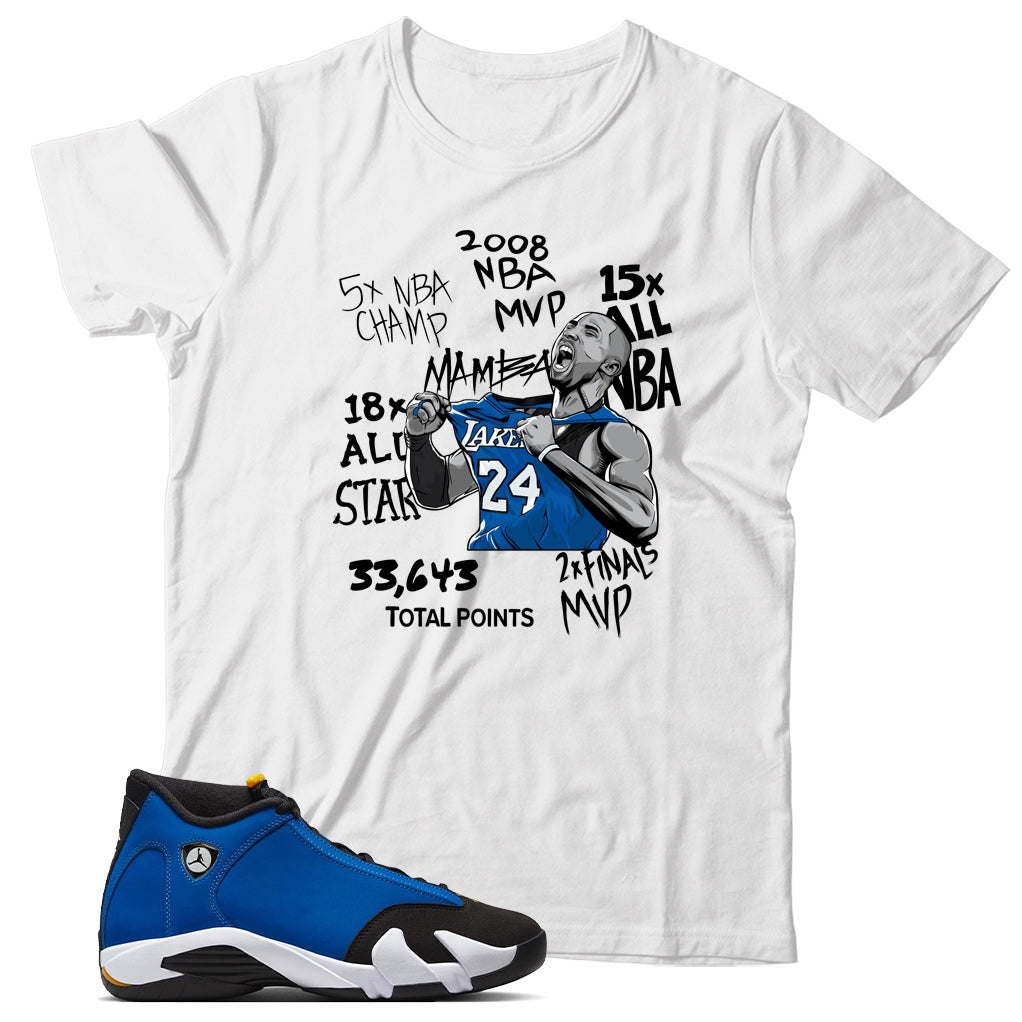 KB T Shirt Match Jordan 14 Laney Shirt Match Kicks