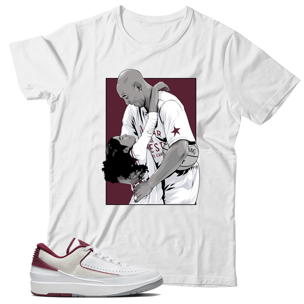 Jordan 2 Low Cherrywood shirt