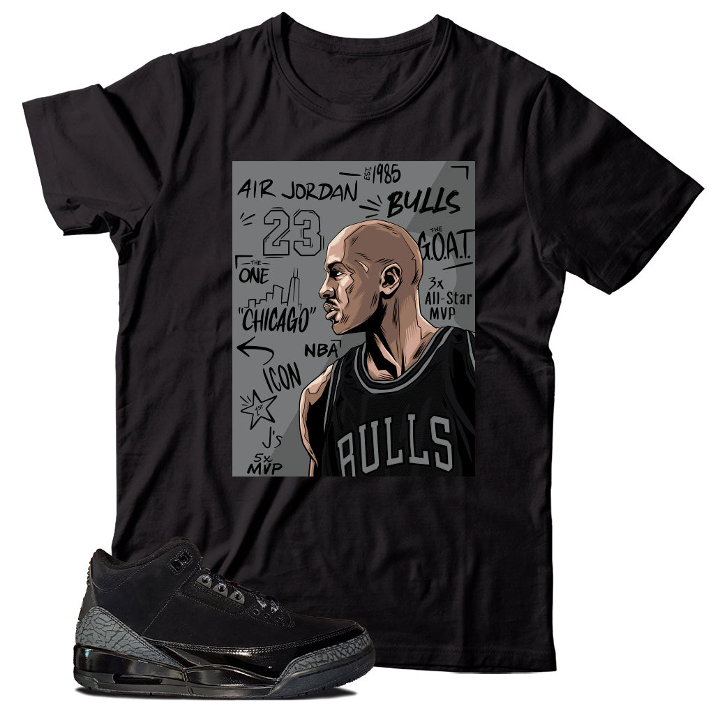 Jordan 3 Black Cat shirt