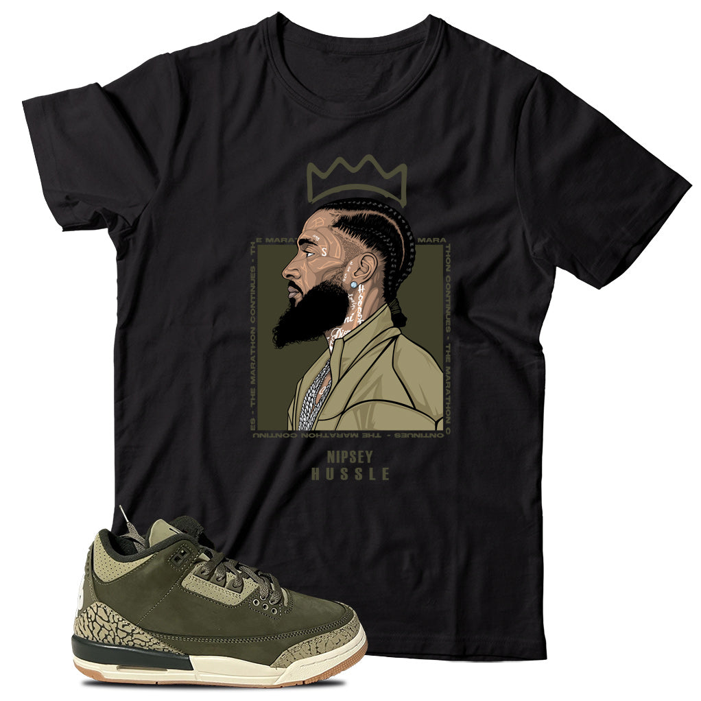 Nipsey(2) T-Shirt Match Jordan 3 Family Affair