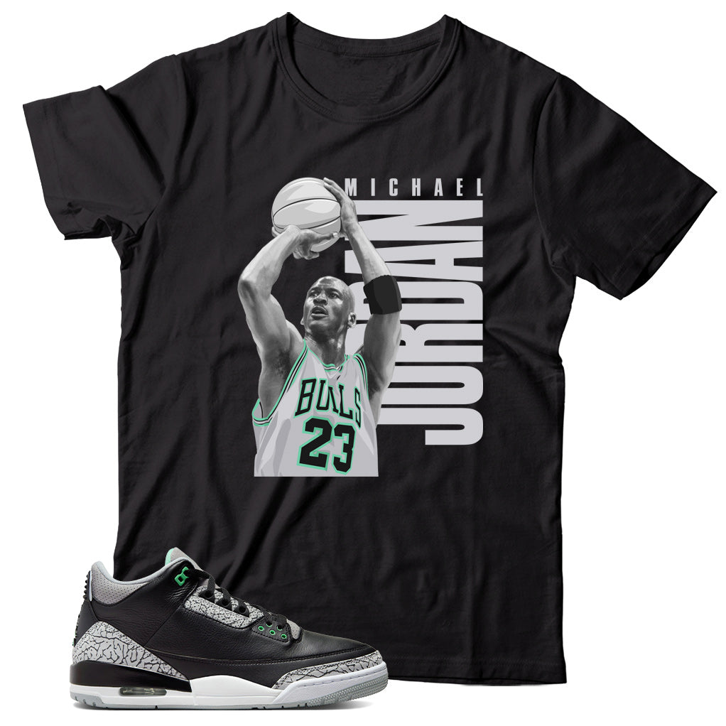 Jordan 3 Green Glow shirt