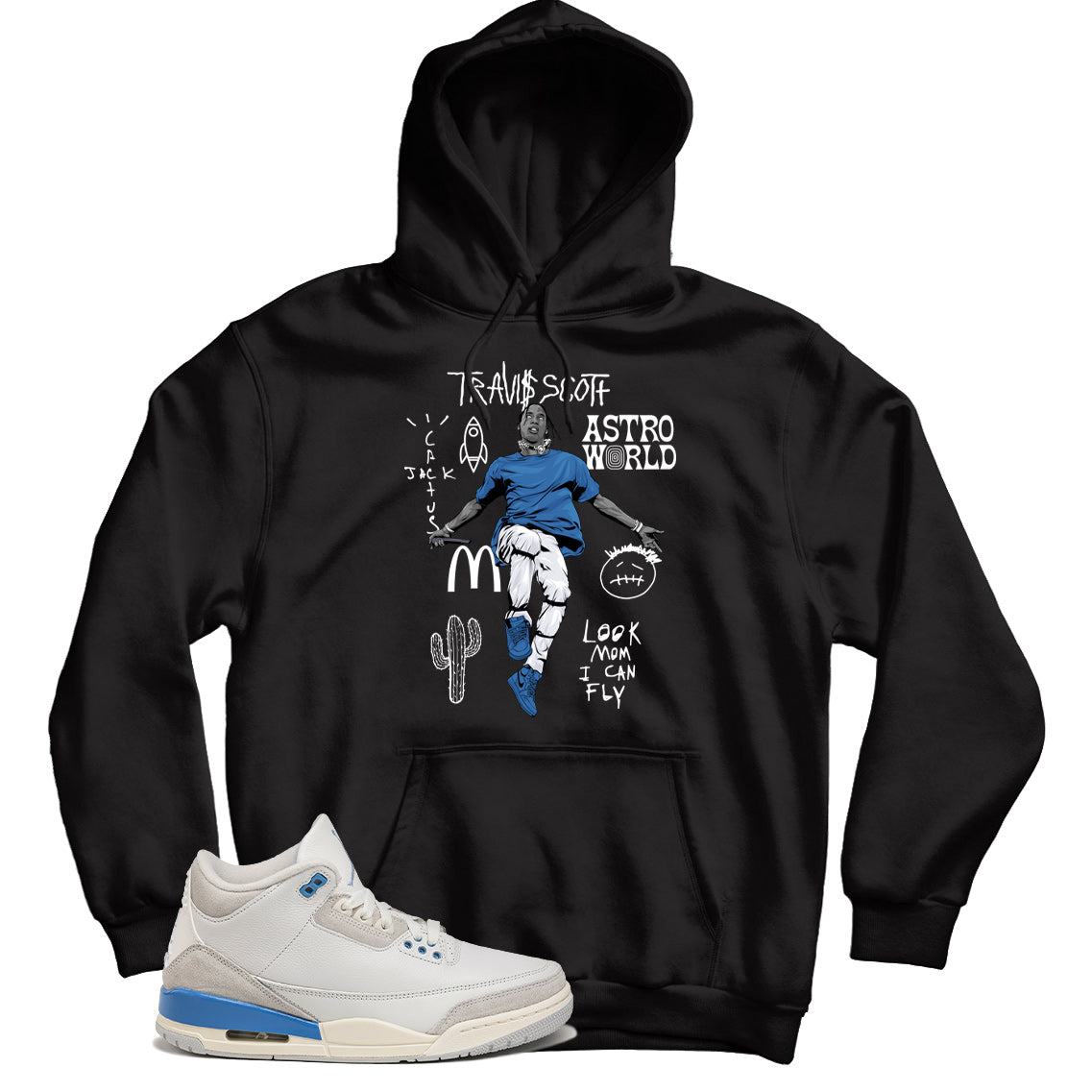 Jordan 3 Lucky Shorts hoodie