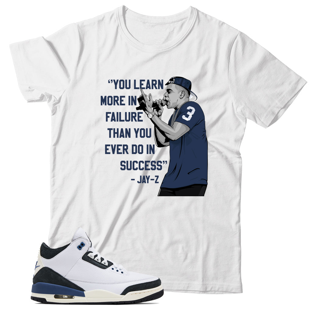 Jordan 3 A Ma Maniere Diffused Blue shirt