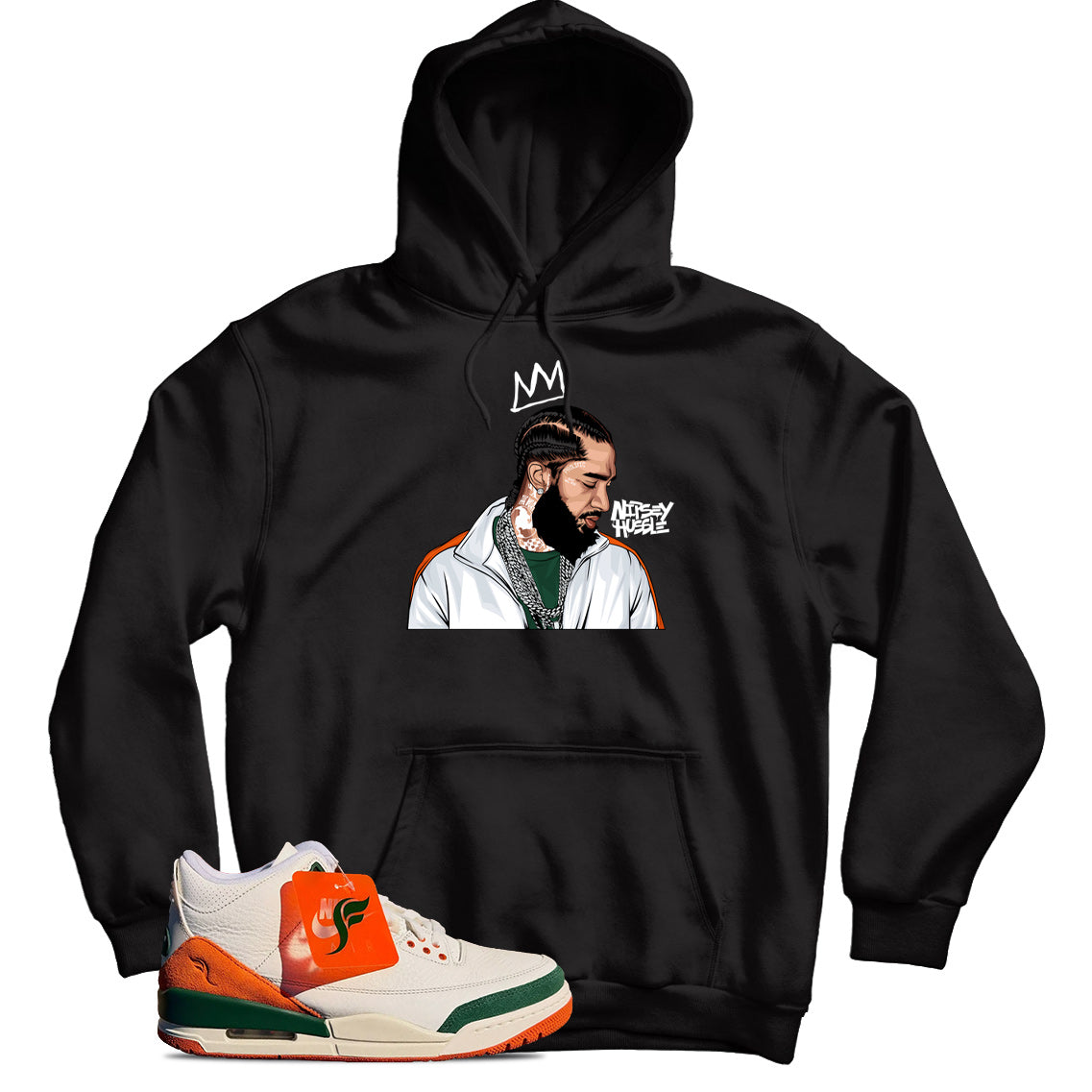 Jordan 3 SoleFly Miami hoodie