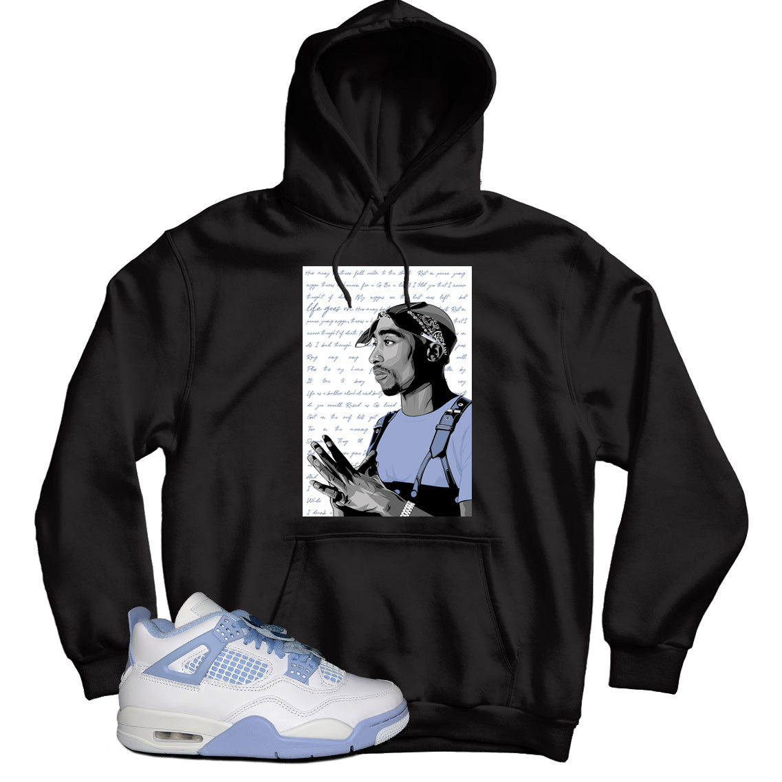 Jordan 4 Forget Me Not hoodie