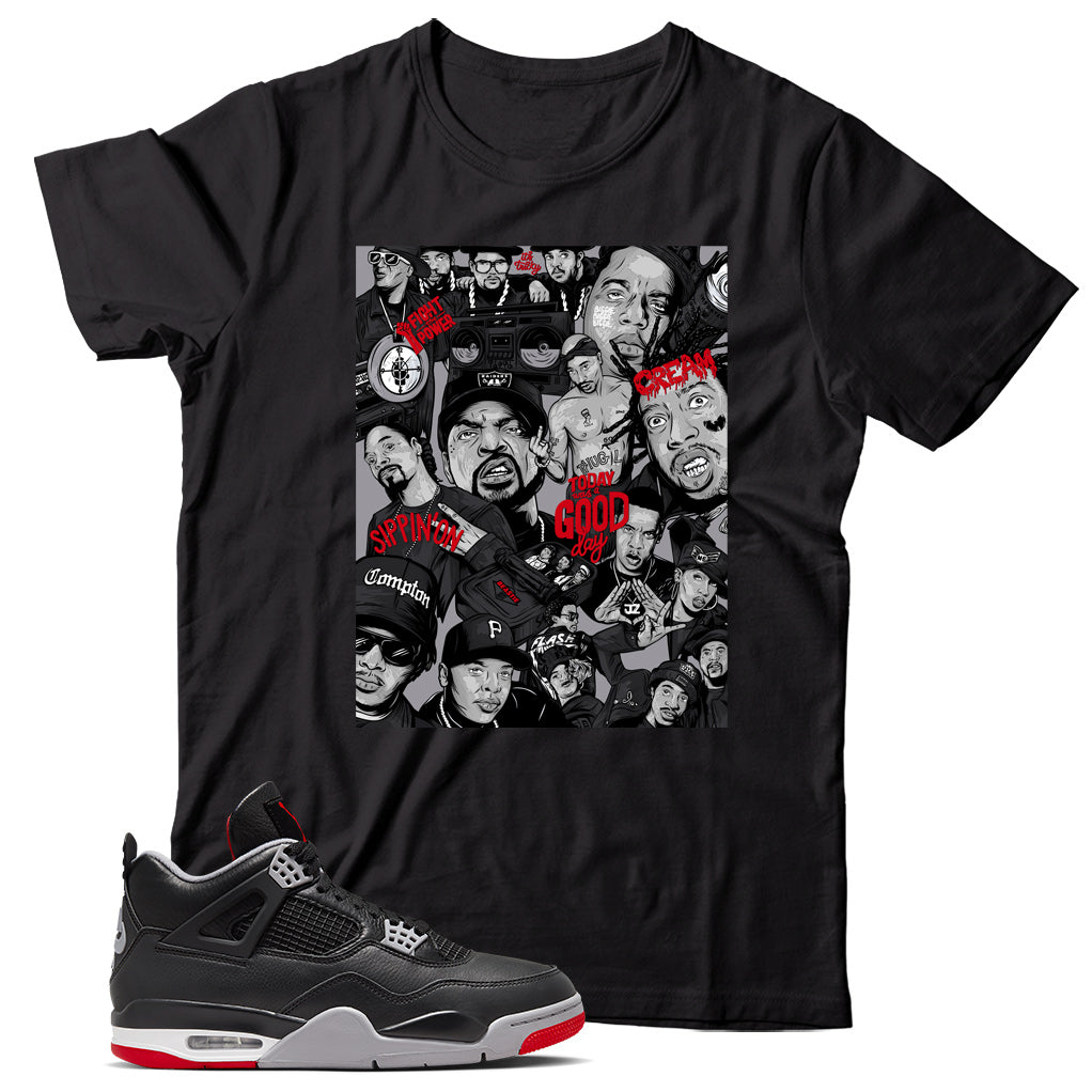 Jordan 4 bred t shirt online