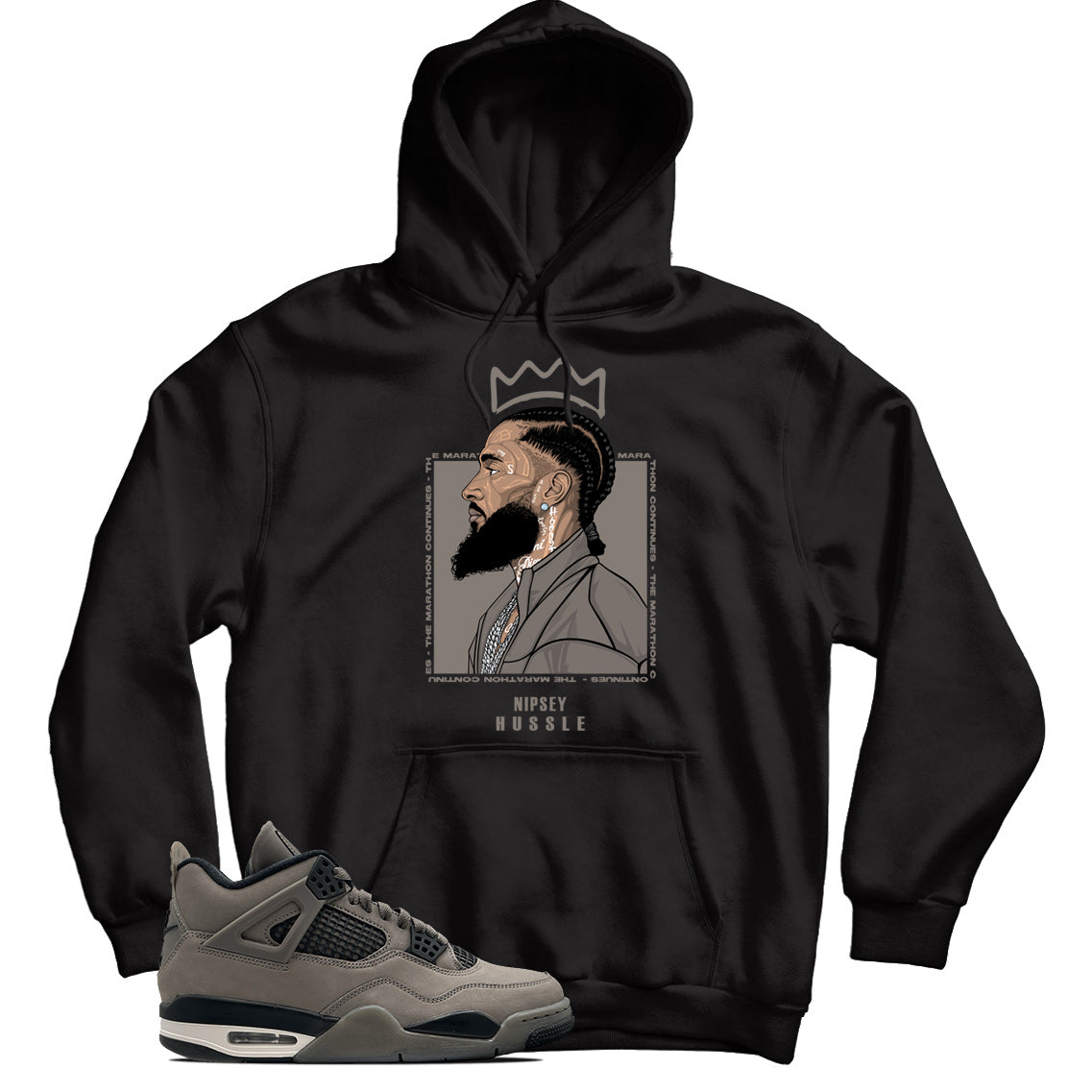 Hoodie Match Jordan 4 Cave Stone