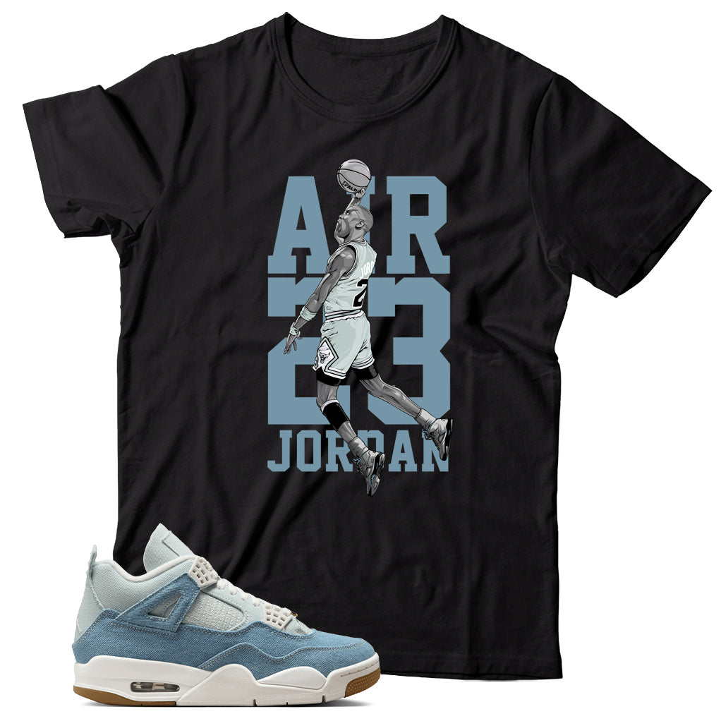 Jordan 4 Denim Worn Blue Shirt