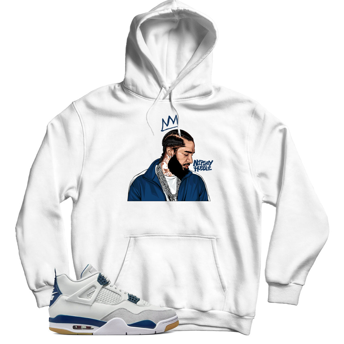 Jordan 4 Navy hoodie