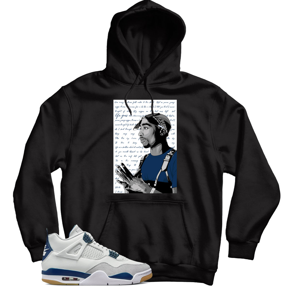 Jordan 4 Navy hoodie