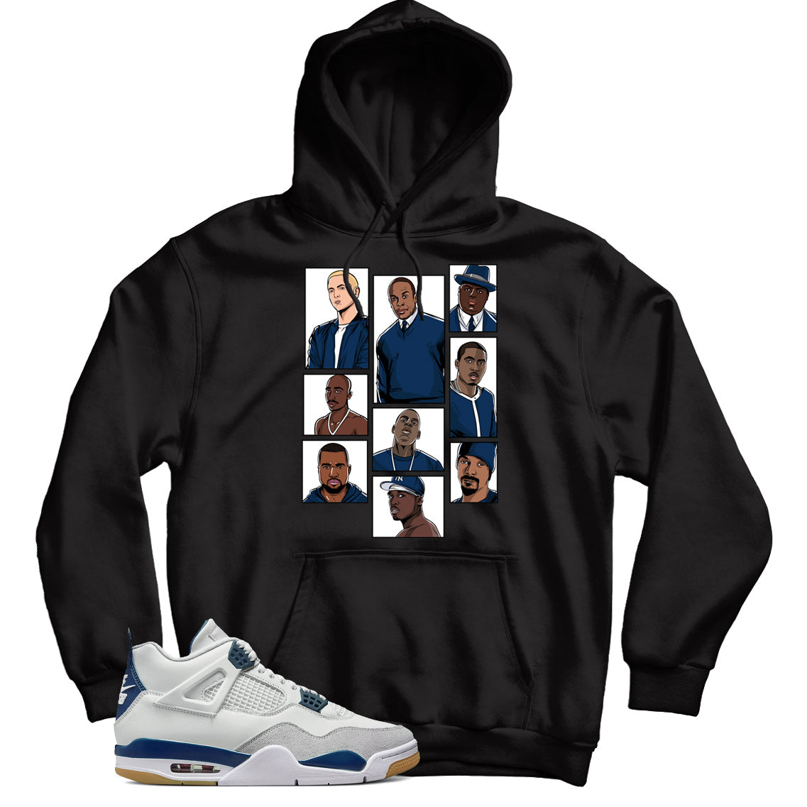 Jordan 4 Navy hoodie