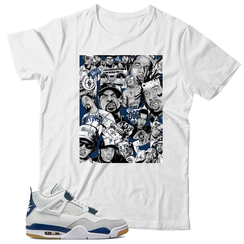 Jordan 4 Navy shirt