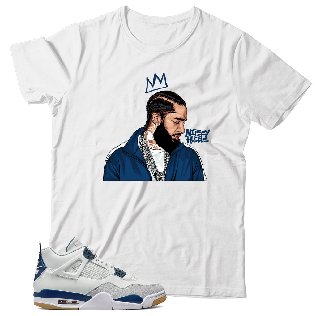 Jordan 4 Navy shirt