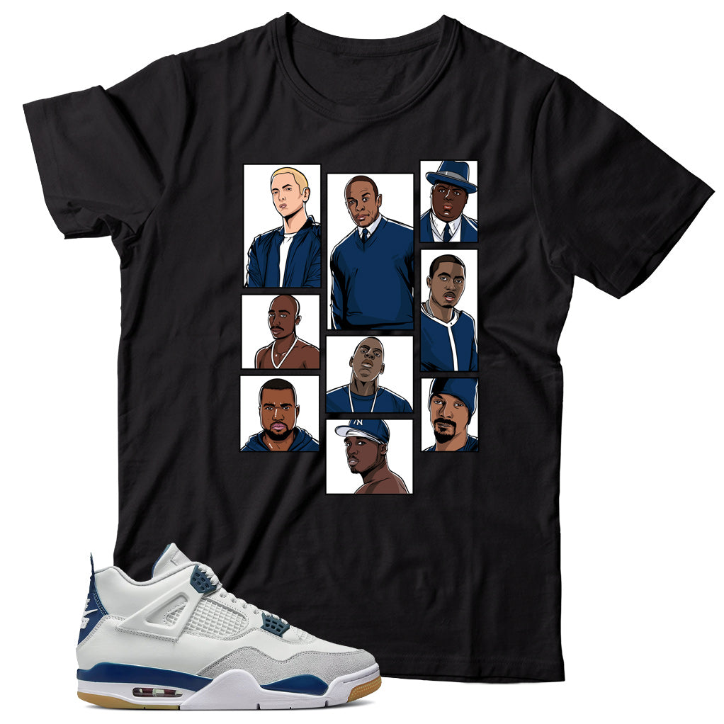 Jordan 4 Navy shirt