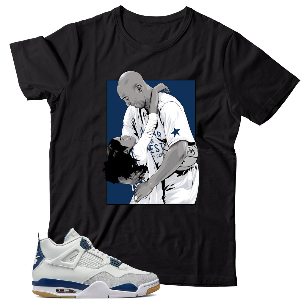Jordan 4 Navy shirt