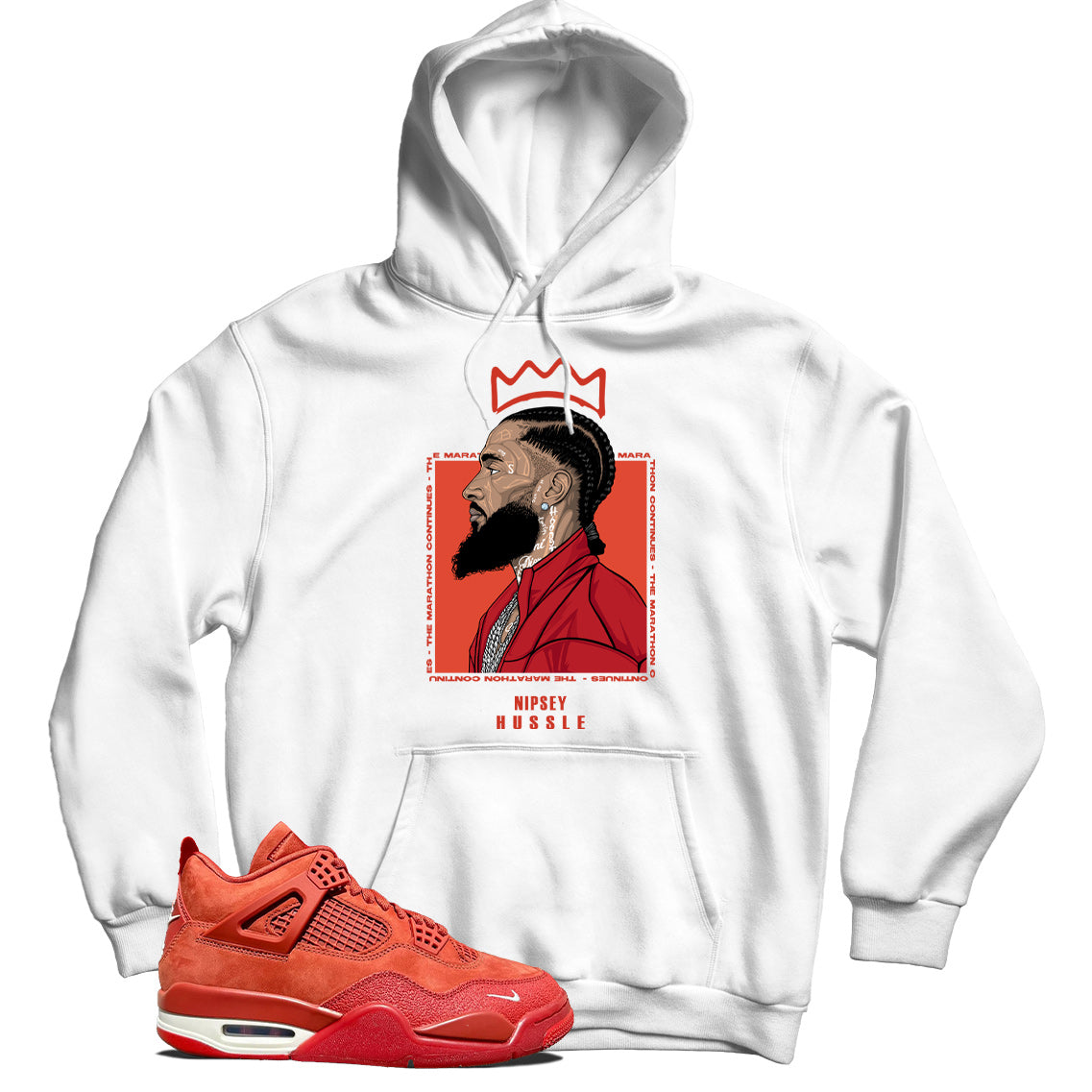Jordan 4 Nigel Sylvester Brick hoodie