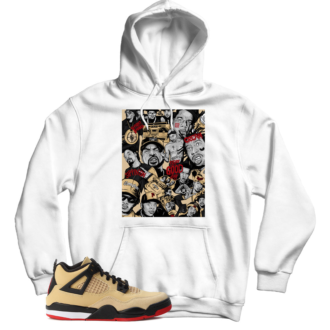 Jordan 4 Pizza Hoodie