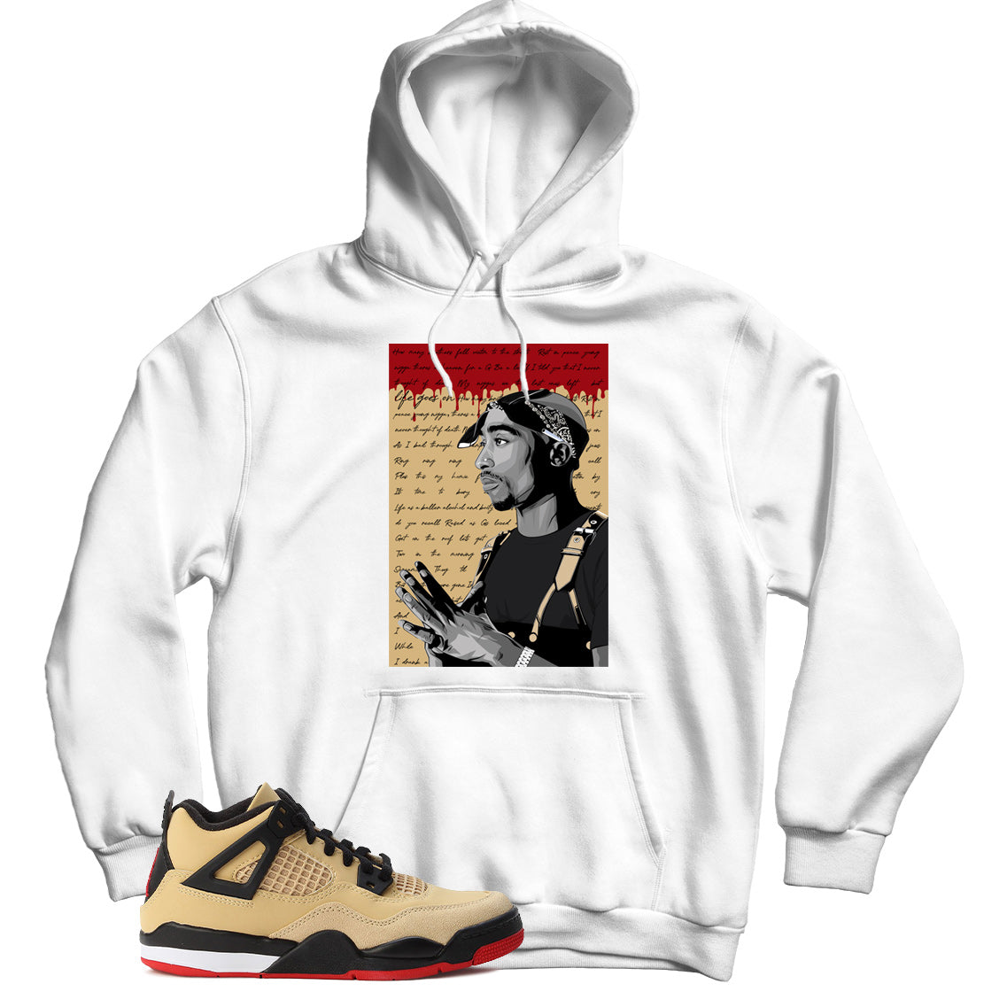 Jordan 4 Pizza Hoodie