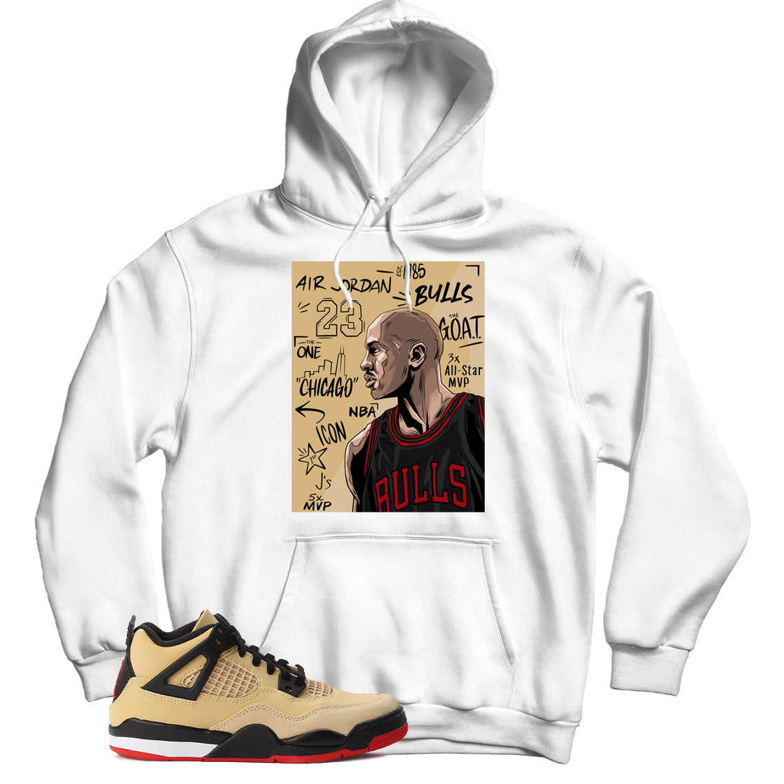 Jordan 4 Pizza Hoodie