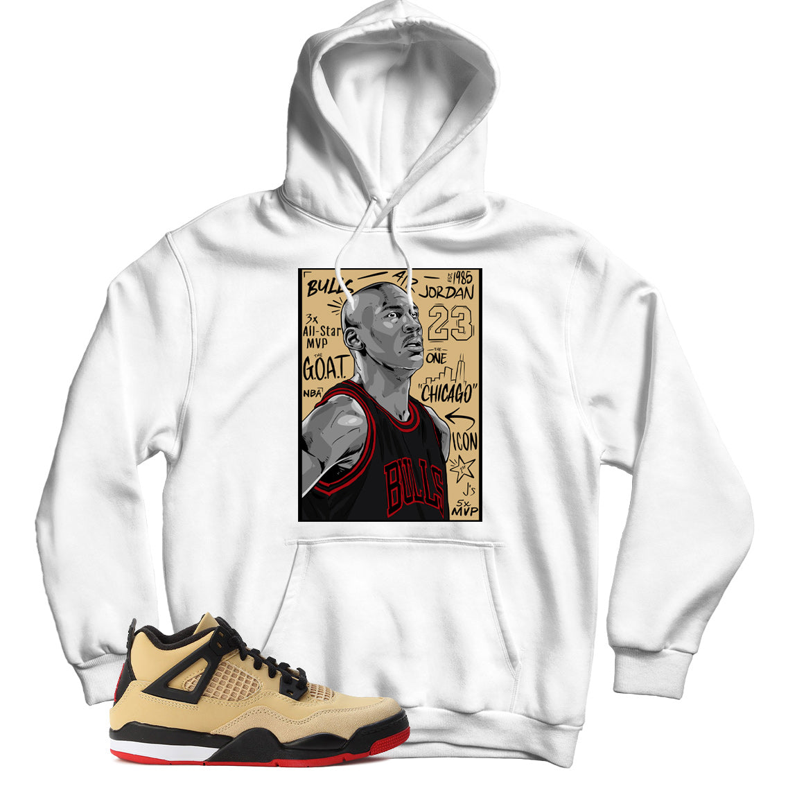 Hoodie Match Jordan 4 Pizza