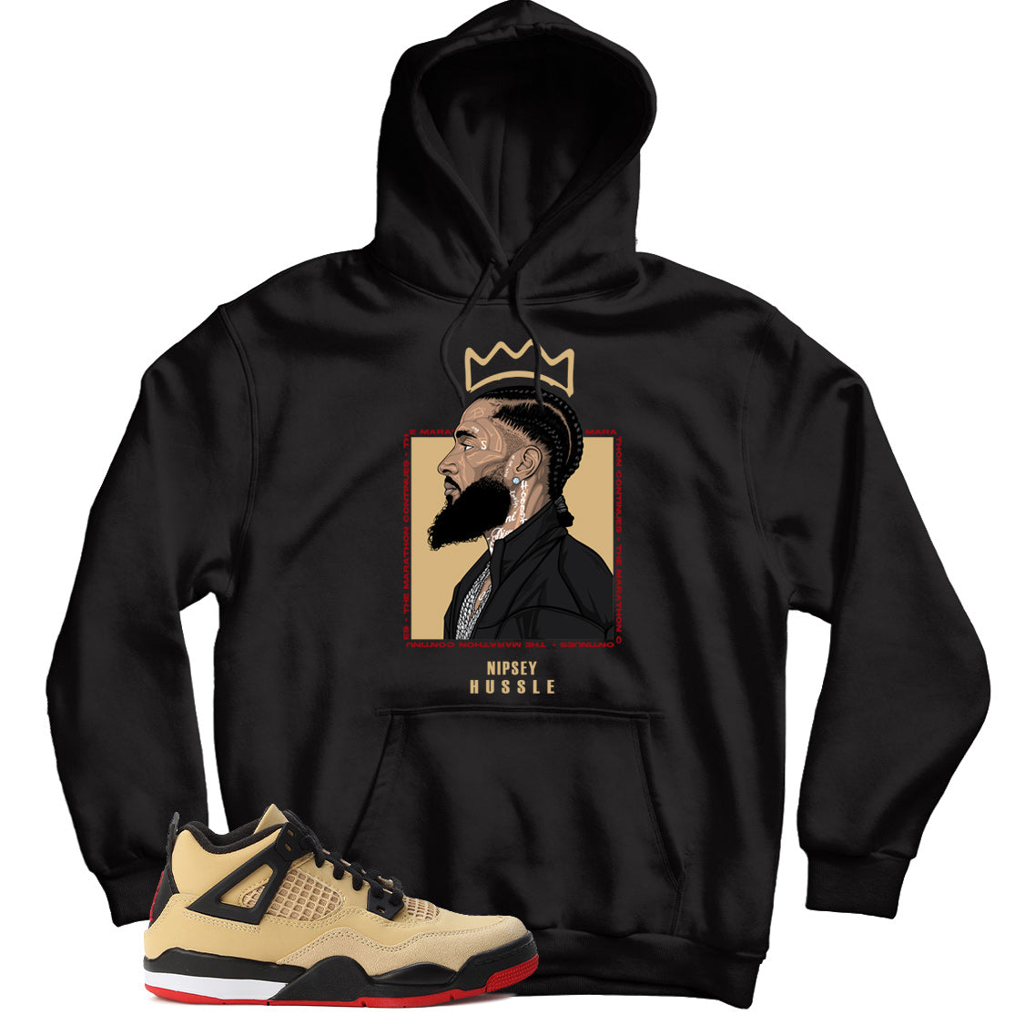 Jordan 4 Pizza Hoodie