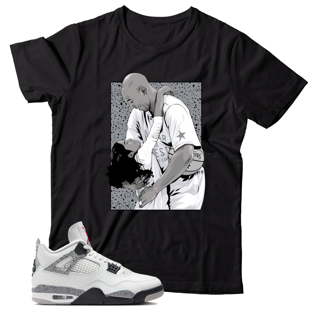 Jordan 4 White Cement shirt