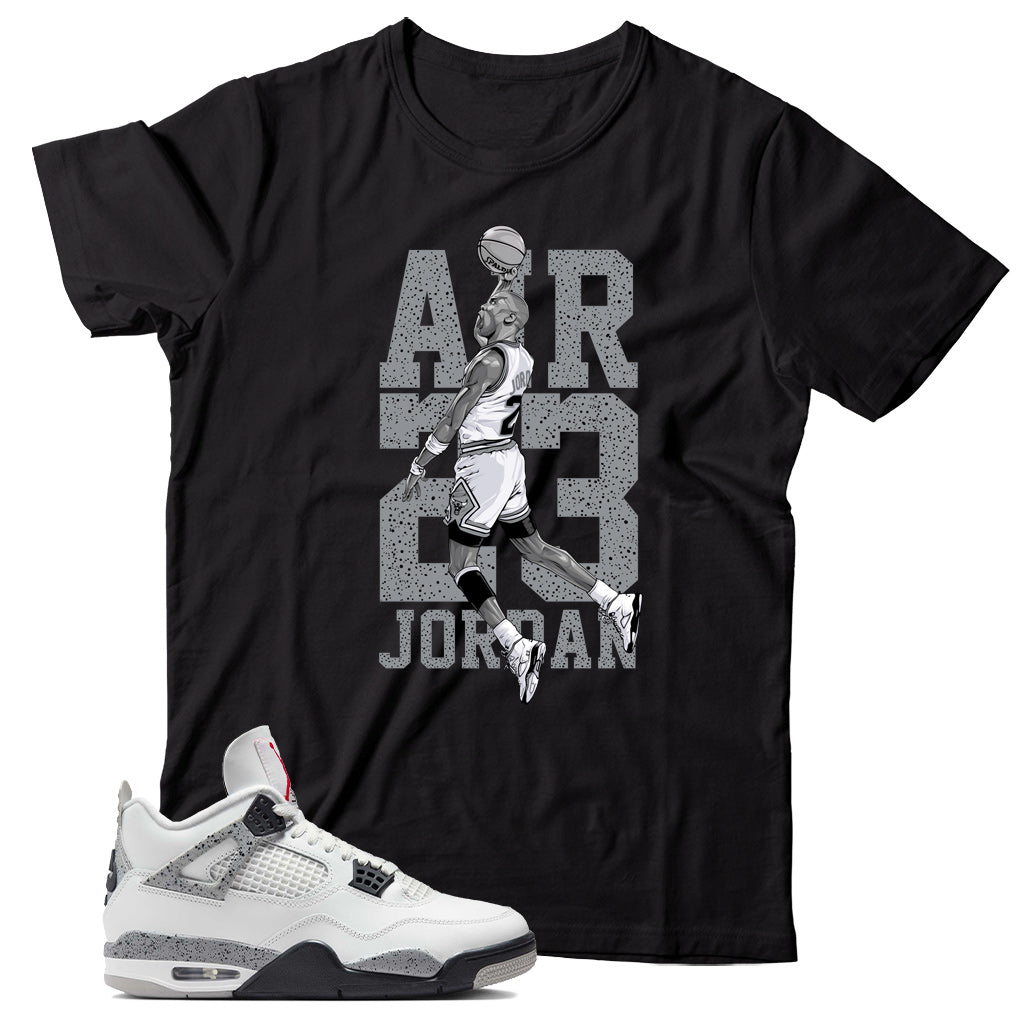 Jordan 4 White Cement shirt
